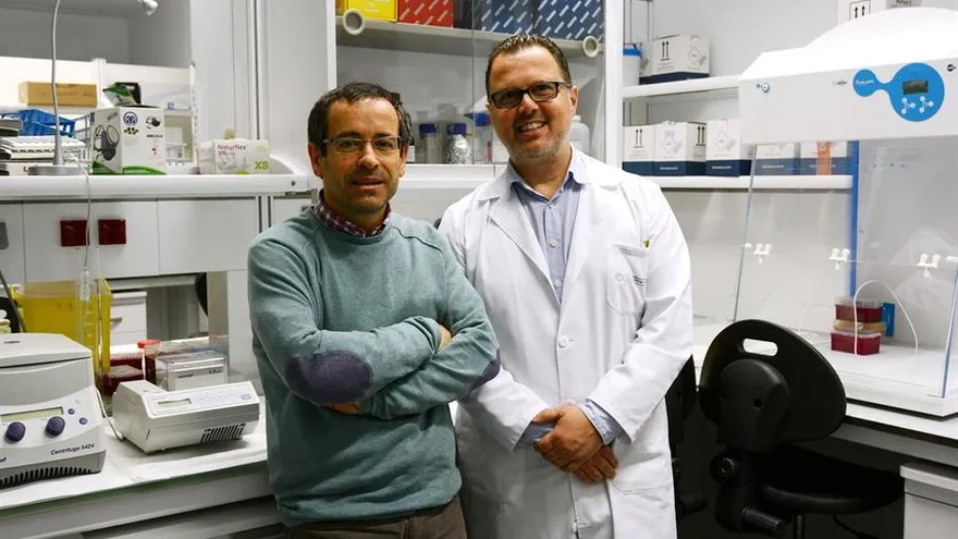 El equipo de investigación está encabezado por Antonio Salas y Federico Martinón. Imagen facilitada por la USC