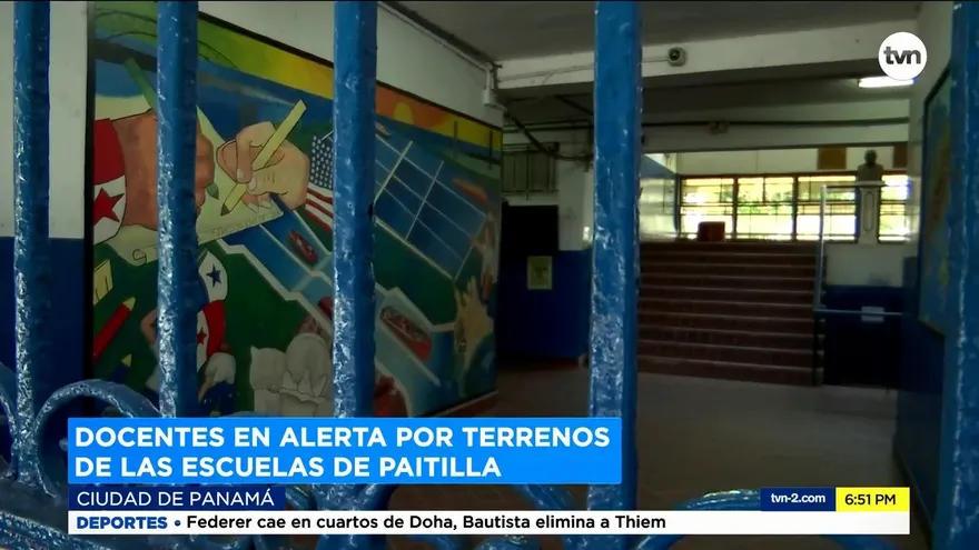 Docentes en alerta por terrenos de las escuelas de Paitilla