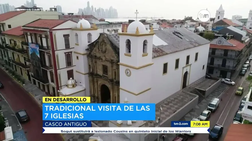Explican cómo hacer el recorrido de las siete iglesias en el Casco Antiguo
