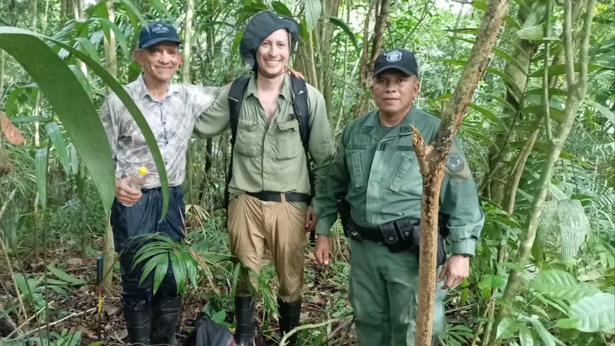 Estudiante que fue rescatado en el bosque de Gamboa