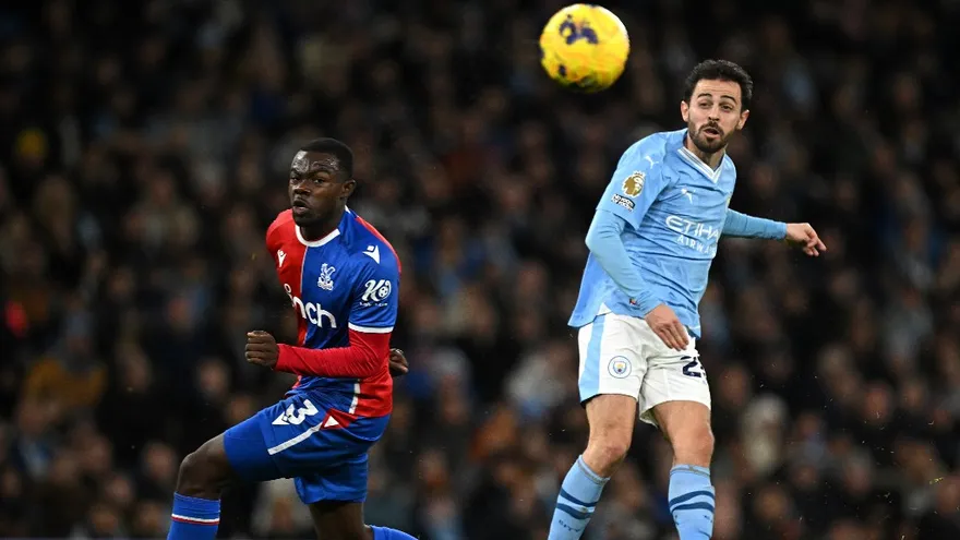 Acción del partido Crystal Palace vs Manchester City