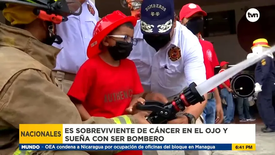 Un nuevo integrante del cuerpo de bombero